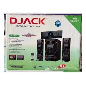 🔊 Woofer DJACK 3.1 – Super Digital Audio | Bluetooth | Bass Puissante
