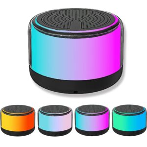 🔊 Enceinte Bluetooth KIMISO KMS-179 – LED RGB | Son 360° | Design transparent