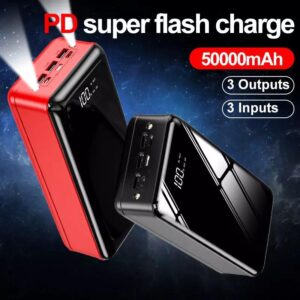 🔋 Power Bank PD Super Flash Charge – 50 000 mAh