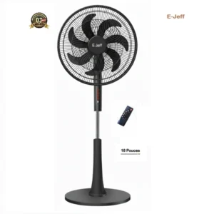 E-Jeff F8 Electric Fan – Ventilateur sur Pied (7 Pales)