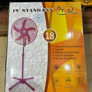 🌬️ Ventilateur sur pied 18” – Puissant | 3 vitesses | Silencieux