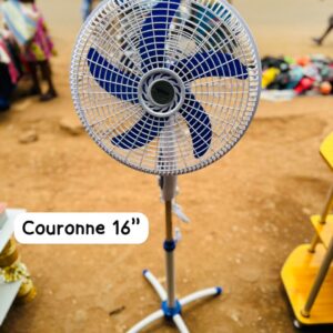 Ventilateur sur pied Couronne 16” – Compact | Puissant | Silencieux