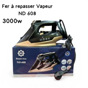 👕 Fer à Repasser Vapeur ND-608 – 3000W | Puissant | Repassage rapide