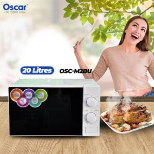🍽️Micro-ondes OSCAR OSC-M2BU – 20 Litres | Rapide & Pratique